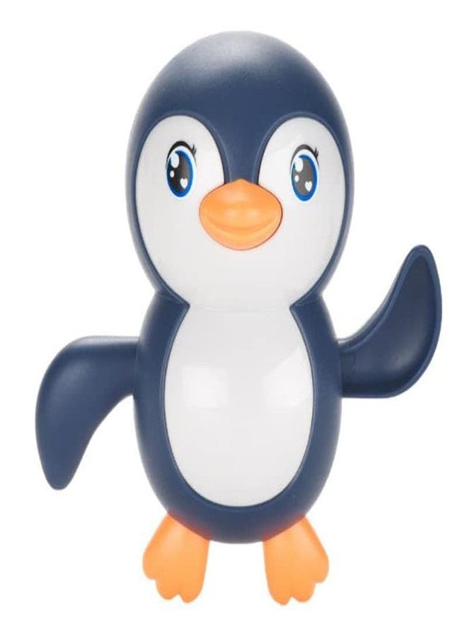 BLISSBORN Wind Up Swimming Penguin Bath Toy / Toddlers Swimming Floating Playing Toy in Bathroom Beach Pool / Colourful Water Toys for Girls & Boys - Multicolour ( Pack of 1 ) - Image 4